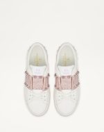 FLATFORM ROCKSTUD UNTITLED SNEAKER IN CALFSKIN WITH MICRO STUDS - Image 3